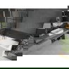 Mexen Cubik cadă dreptunghiulară de 150 x 70 cm cu panouri si paravan cu 1 aripă 90 cm, Model negru - 550315070X9509007077