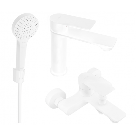 Mexen Royo R05 set de baie, alb - 72203R05-20