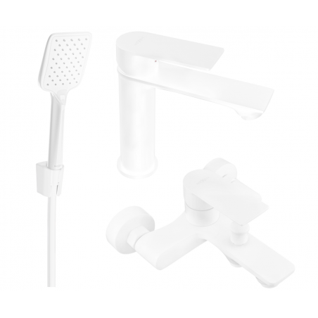 Mexen Royo R62 set cadă, alb - 72203R62-20