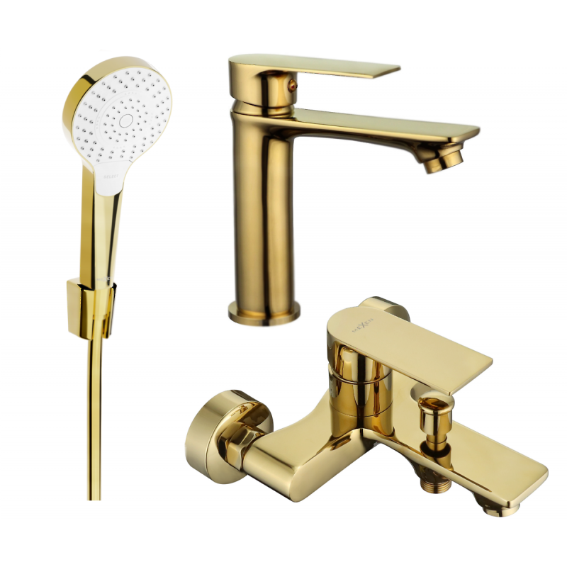 Mexen Royo R05 set de baie, auriu - 72203R05-50
