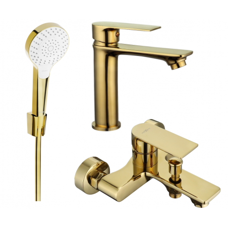 Mexen Royo R05 set de baie, auriu - 72203R05-50