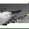 Mexen Cubik cadă dreptunghiulară 150 x 70 cm cu cadru și paravan cu 2 uși de 100 cm, transparent, negru - 550315070X9210027000