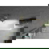 Mexen Cubik cadă dreptunghiulară 160 x 70 cm cu carcasă și paravan cu 2 aripi 80 cm, transparent, auriu - 550316070X9208025000