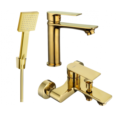 Mexen Royo R45 set de baie, auriu - 72203R45-50