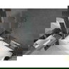 Mexen Cubik cadă dreptunghiulară 160 x 70 cm cu carcasă și paravan cu 2 aripi 100 cm, transparent, crom - 550316070X9210020100