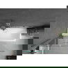 Mexen Cubik cadă dreptunghiulară 160 x 70 cm cu carcasă și paravan cu 2 aripi 100 cm, transparent, crom - 550316070X9210020100