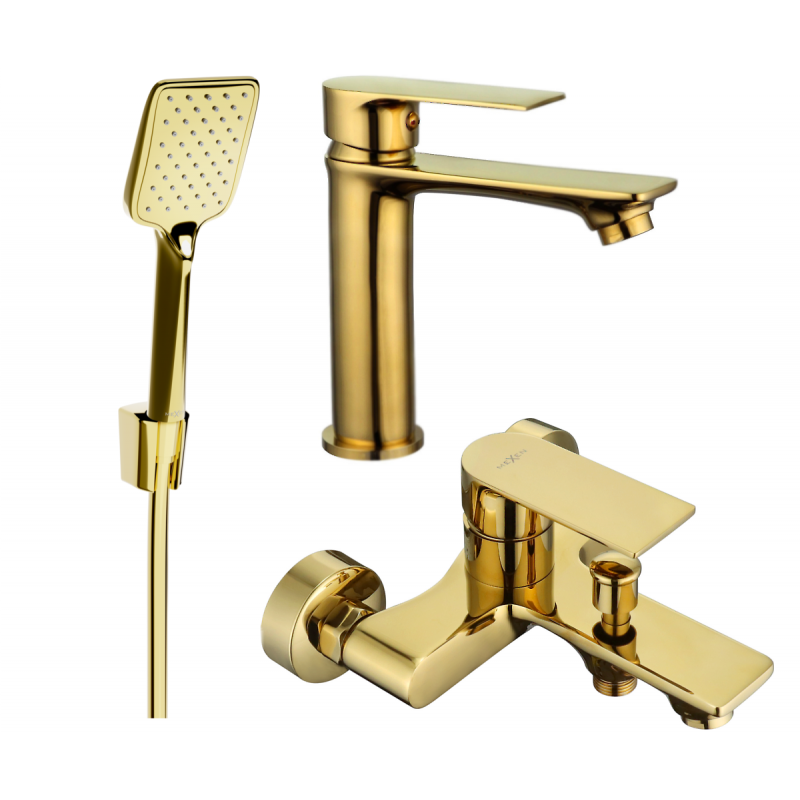 Mexen Royo R62 set pentru cadă, auriu - 72203R62-50
