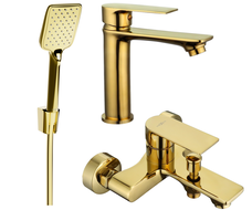 Mexen Royo R62 set pentru cadă, auriu - 72203R62-50