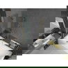 Mexen Cubik cadă rectangulară 170 x 70 cm cu carcasă și paravan cu 2 aripi de 80 cm, transparent, auriu - 550317070X9208025000