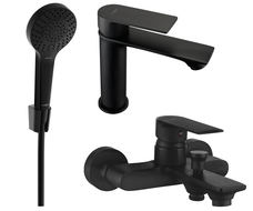 Mexen Royo Set R05 pentru cadă, negru - 72203R05-70