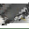 Mexen Cubik cadă dreptunghiulară 170 x 70 cm cu panou și paravan cu 2 aripi 100 cm, transparent, auriu - 550317070X9210025000