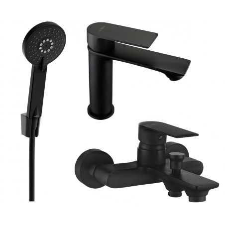 Mexen Royo R40 set cadă, negru - 72203R40-70