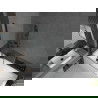 Mexen Cubik cadă dreptunghiulară 170 x 70 cm cu panou și paravan cu 2 aripi 120 cm, transparent, negru - 550317070X9212027000