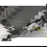 Mexen Cubik cadă dreptunghiulară 150 x 70 cm cu panou și paravan cu 1 aripă de 80 cm, transparent, auriu - 550315070X9408115000