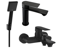 Mexen Royo Set de baie R45, negru - 72203R45-70