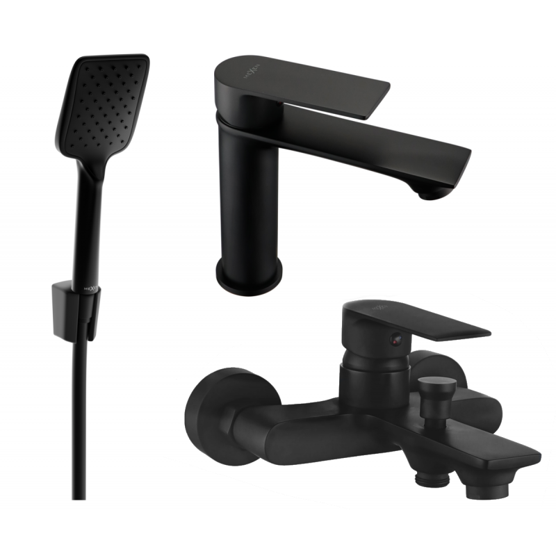 Mexen Royo R62 set cadă, negru - 72203R62-70