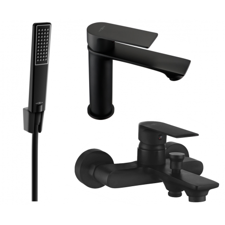 Mexen Royo Zestaw de baie R72, negru - 72203R72-70