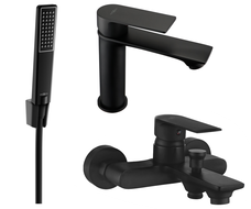 Mexen Royo Zestaw de baie R72, negru - 72203R72-70