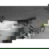 Mexen Cubik cadă dreptunghiulară de 160 x 70 cm cu panouri si paravan cu 1 aripă 100 cm, Model negru - 550316070X9410117070