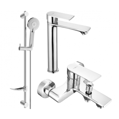 Mexen Royo DF40 fürdőkád készlet, króm - 72213DF40-00