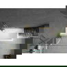 Mexen Cubik cadă dreptunghiulară 170 x 70 cm cu mascare și paravan 1-canat 100 cm, transparent, auriu - 550317070X9410115000