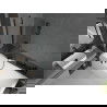 Mexen Cubik cadă dreptunghiulară 170 x 70 cm cu mască și paravan cu 1 aripă 100 cm, transparent, negru - 550317070X9410117000