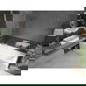 Mexen Vega cadă dreptunghiulară de 150 x 70 cm cu panouri si paravan cu 1 aripă 50 cm, transparent, crom - 550115070X9505000001