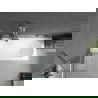 Mexen Vega cadă dreptunghiulară de 150 x 70 cm cu panouri si paravan cu 1 aripă 50 cm, transparent, crom - 550115070X9505000001