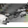 Mexen Vega cadă dreptunghiulară de 150 x 70 cm cu panouri si paravan cu 1 aripă 80 cm, transparent, crom - 550115070X9508000001