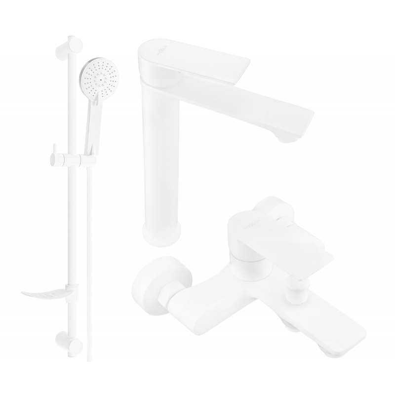 Mexen Royo DF40 fürdőkád szett, fehér - 72213DF40-20