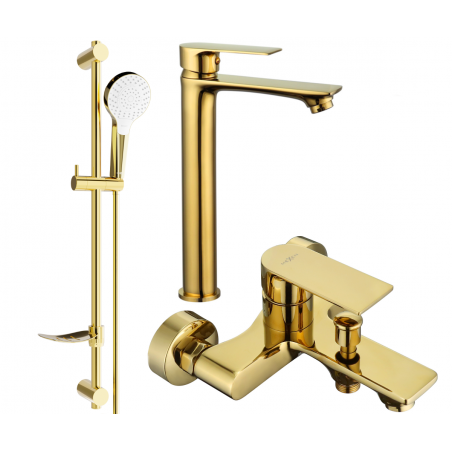 Mexen Royo DF05 set de baie, auriu - 72213DF05-50