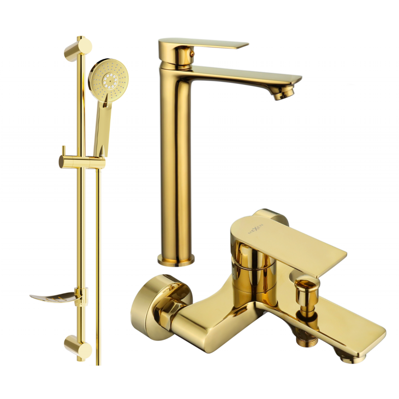 Mexen Royo DF40 set pentru cadă, auriu - 72213DF40-50