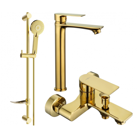 Mexen Royo DF40 set pentru cadă, auriu - 72213DF40-50
