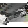 Cada dreptunghiulară Mexen Vega 160 x 70 cm cu panou și paravan cu 1 aripă 100 cm, transparent, negru - 550116070X9510000070