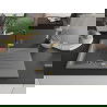 Mexen Cesar chiuvetă de bucătărie din granit cu 1 cuvă, cu scurgător și baterie de bucătărie Flora, gri - 6514-71-670401-57-G