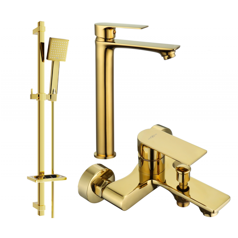 Mexen Royo DQ45 set cadă, Aurie - 72213DQ45-50