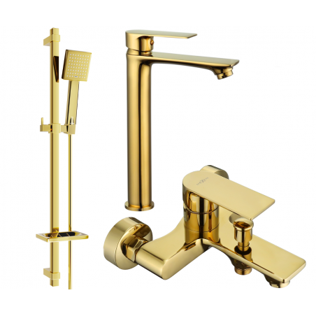 Mexen Royo Set de cadă DQ45, auriu - 72213DQ45-50