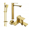 Mexen Royo DQ45 set de baie, auriu - 72213DQ45-50
