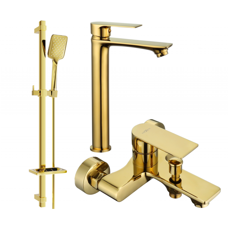Mexen Royo DQ62 set cadă, Aurie - 72213DQ62-50