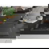 Mexen Cesar chiuvetă de granit cu 1 compartiment cu scurgător și baterie de bucătărie Flora, negru picurat - 6514-76-670401-57-B