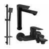 Mexen Royo DQ45 set de baie, negru - 72213DQ45-70