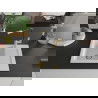 Mexen Enzo chiuvetă de granit cu un compartiment, cu picurător și baterie de bucătărie Flora, Albă - 6506-20-670401-57-G