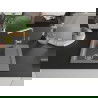 Mexen Enzo chiuvetă de granit cu un compartiment, cu picurător și baterie de bucătărie Flora, Gri - 6506-71-670401-00