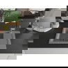 Mexen Enzo chiuvetă granit cu o cuvă și scurgător și baterie de bucătărie Flora, gri - 6506-71-670401-07-B