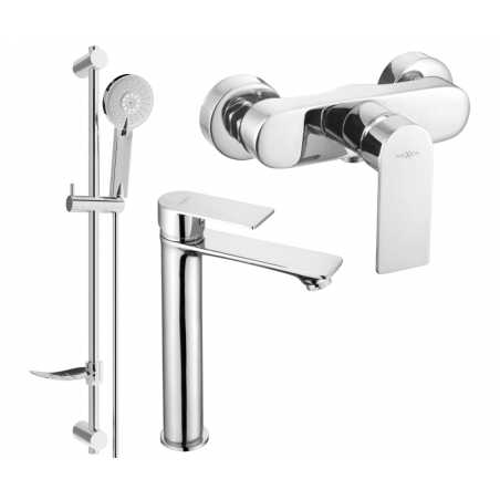 Mexen Royo DF40 zuhanykészlet, króm - 72214DF40-00