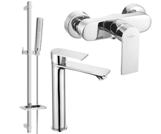 Mexen Royo DQ72 zuhanykészlet, króm - 72214DQ72-00