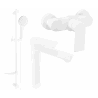Mexen Royo DF05 zuhanyszett, fehér - 72214DF05-20