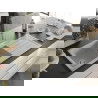 Mexen Andres Chiuvetă de granit de 1,5 compartiment cu picurător și baterie de bucătărie Flora, Bej - 6515-69-670401-00