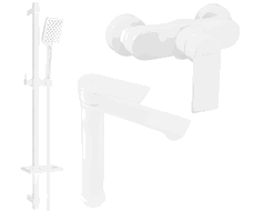 Mexen Royo DQ62 set de duș, Albă - 72214DQ62-20