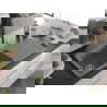 Mexen Andres chiuvetă de bucătărie din granit cu 1,5 compartimente, cu scurgător și baterie de bucătărie Flora, gri - 6515-71-6?